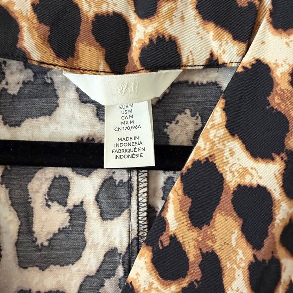 H&M leopard print tunic - size M - Picture 2 of 3
